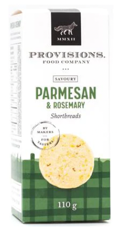 Provisions Food Company - Parmesan Rosemary Shortbread Cookies