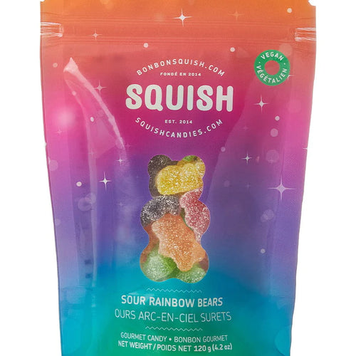 Squish - Vegan Sour Rainbow Bears 120g