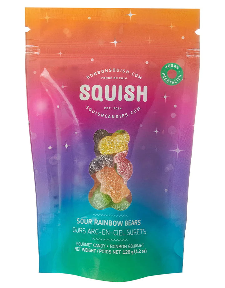 Squish - Vegan Sour Rainbow Bears 120g