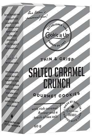 Cookie It Up - Salted Caramel Crunch Shortbread Cookies 60g