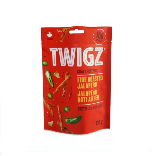 Twigz Craft Pretzels - Fire-Roasted Jalapeño