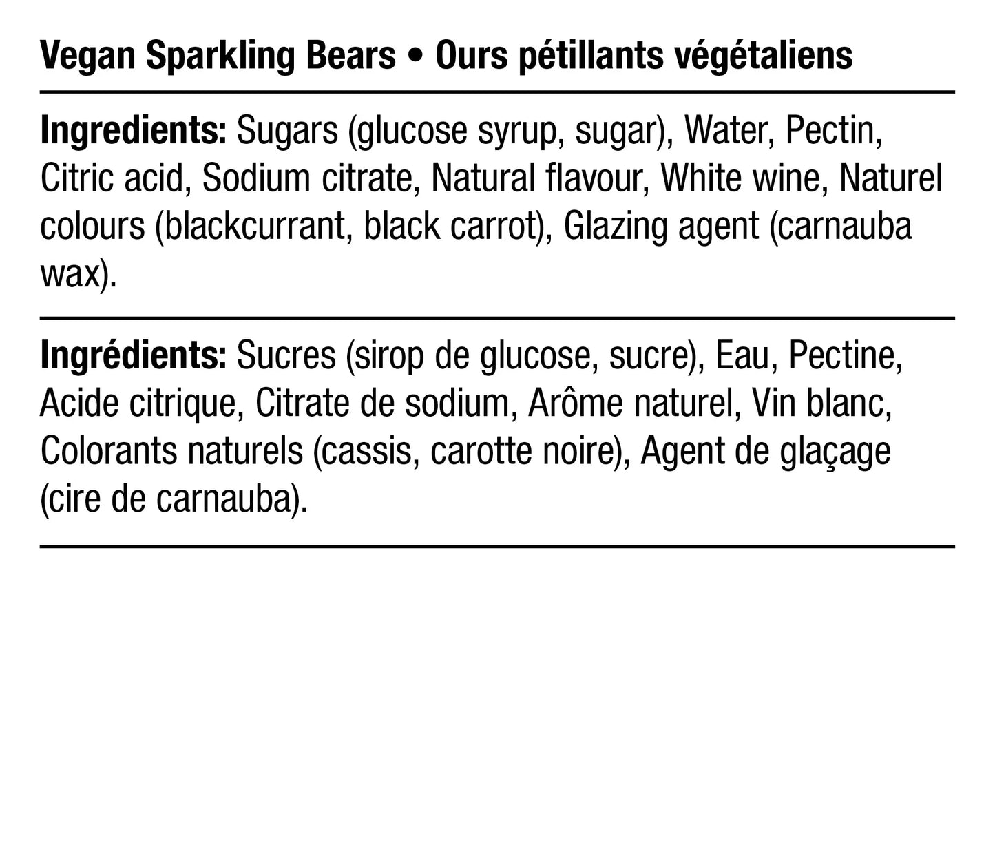 Squish - Vegan Sparkling Bears 120g