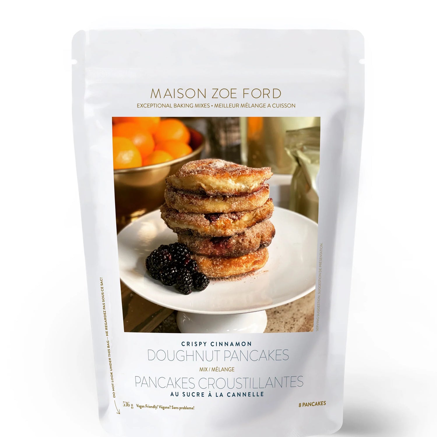 The Very Best Crispy Pancake Mix! With Cinnamon Sugar - Maison Zoe Ford