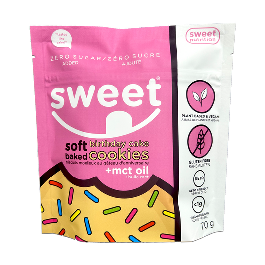 Sweet Nutrition - Soft Bake Cookies - Birthday Cake