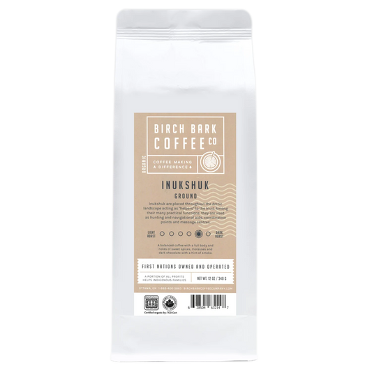 Birch Bark Coffee Co - Inukshuk Medium/Dark Roast - Whole Bean 340g